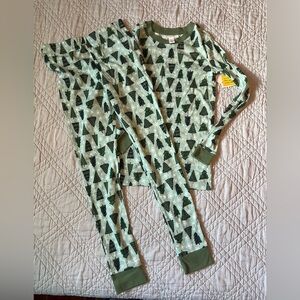 LC Lauren Conrad Kids Pajama Set - Green Tree Pattern, Youth size 10